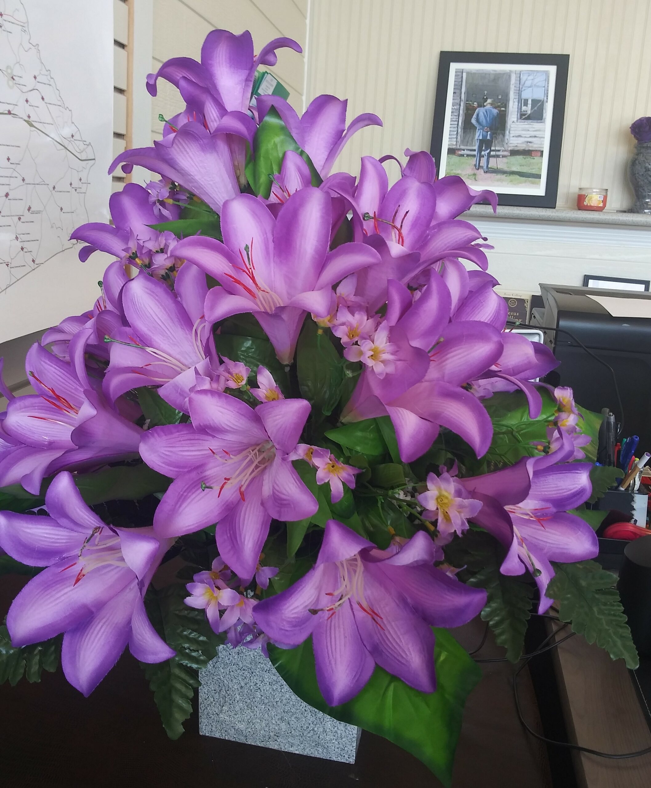 purple arrangement